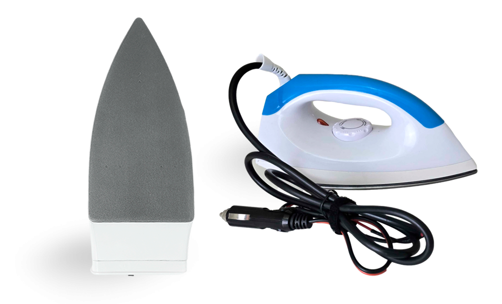 Plancha ropa portátil mechero