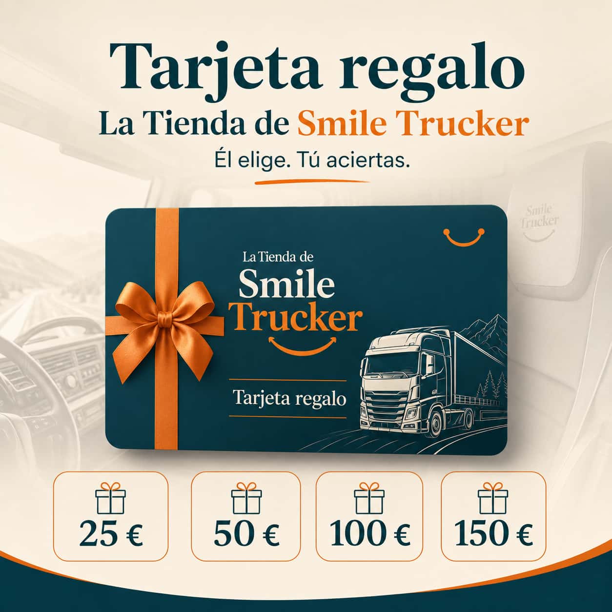 Tarjeta Regalo Tienda Smile Trucker